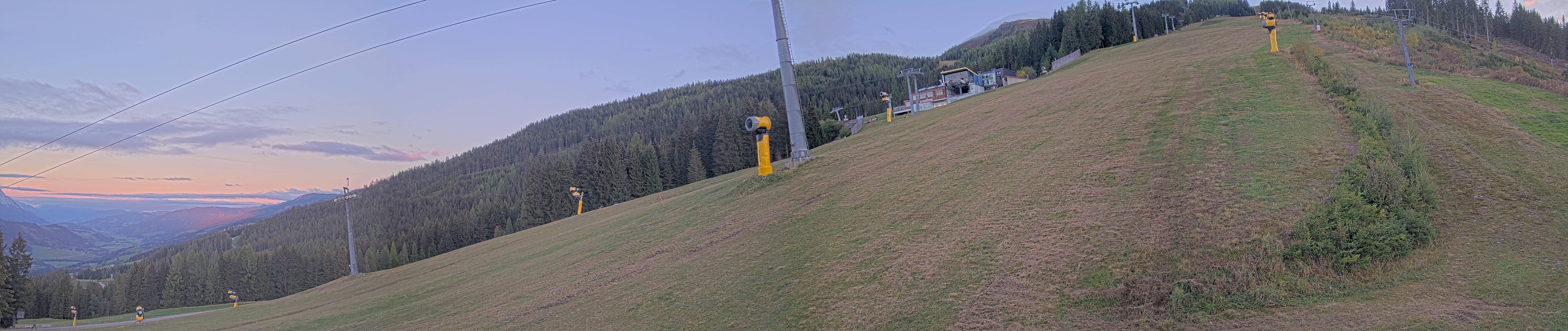 Archiv Foto Webcam Hauser Kaibling: Bergstation der 8er Gondel