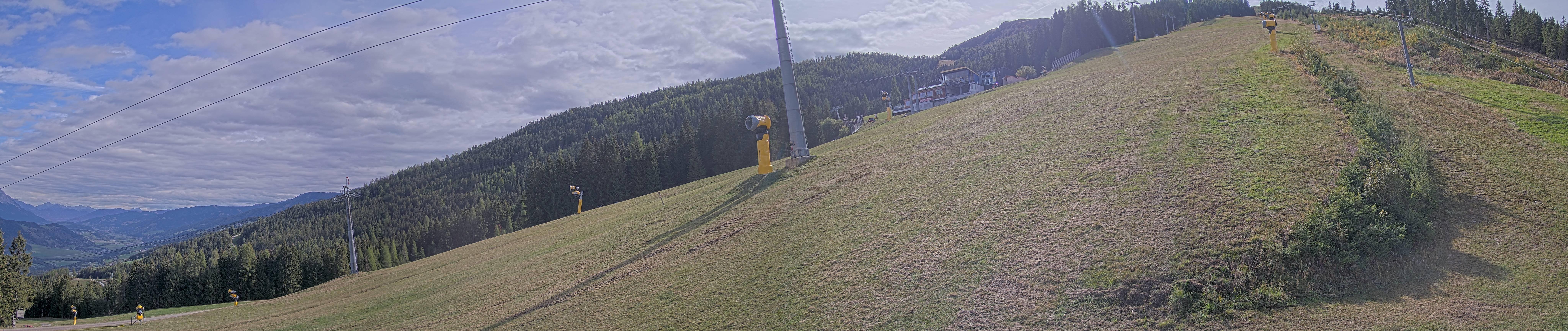 Archiv Foto Webcam Hauser Kaibling: Bergstation der 8er Gondel