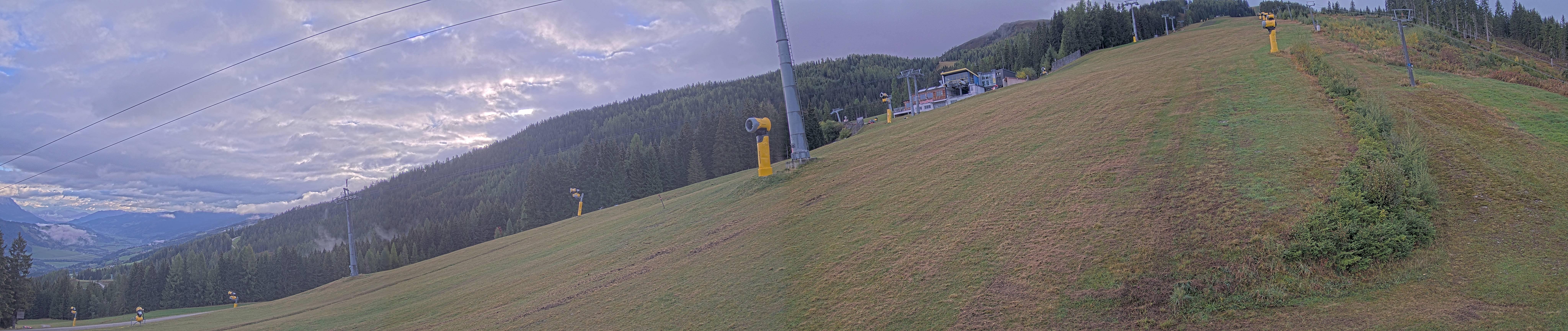 Archiv Foto Webcam Hauser Kaibling: Bergstation der 8er Gondel