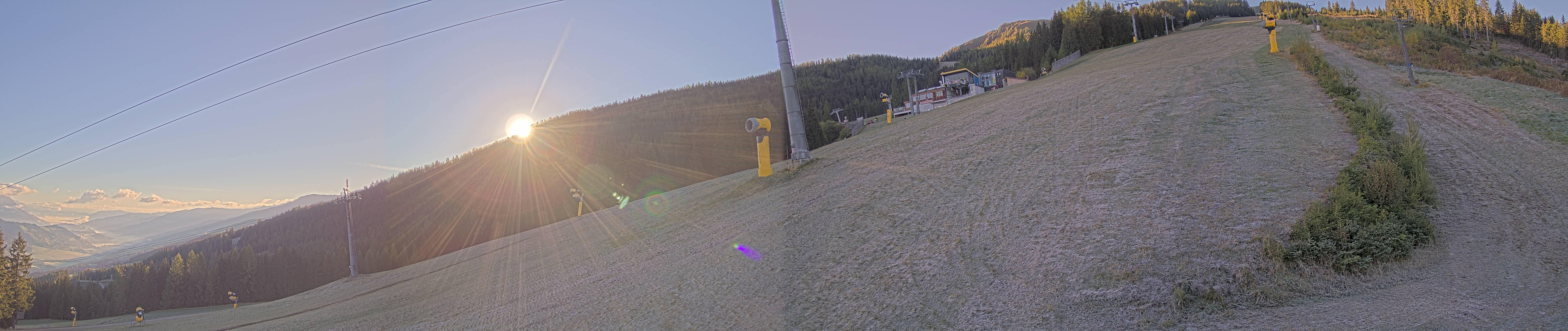 Archiv Foto Webcam Hauser Kaibling: Bergstation der 8er Gondel