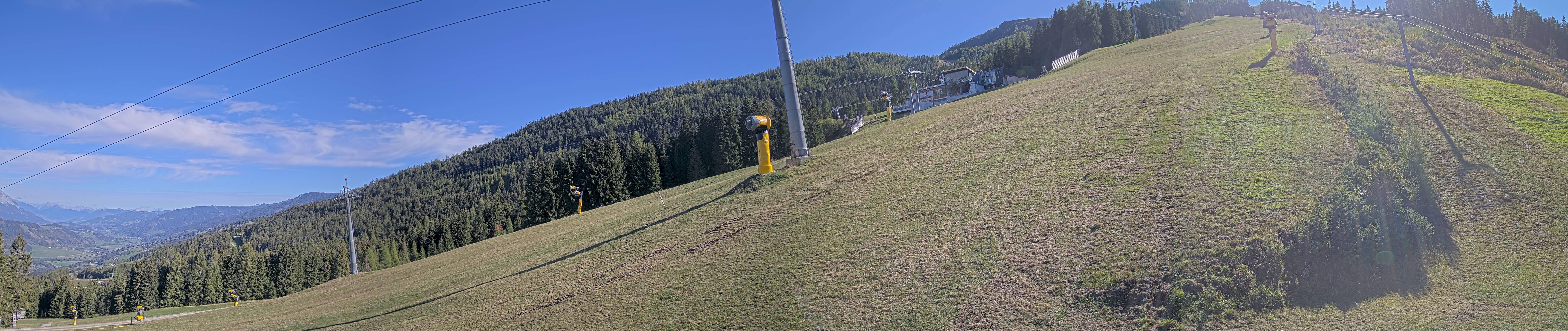 Archiv Foto Webcam Hauser Kaibling: Bergstation der 8er Gondel