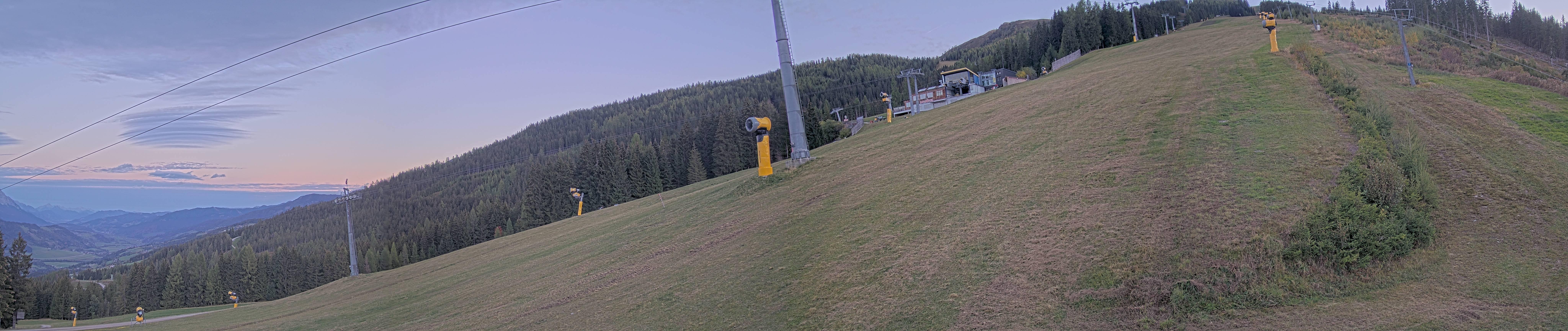 Archiv Foto Webcam Hauser Kaibling: Bergstation der 8er Gondel
