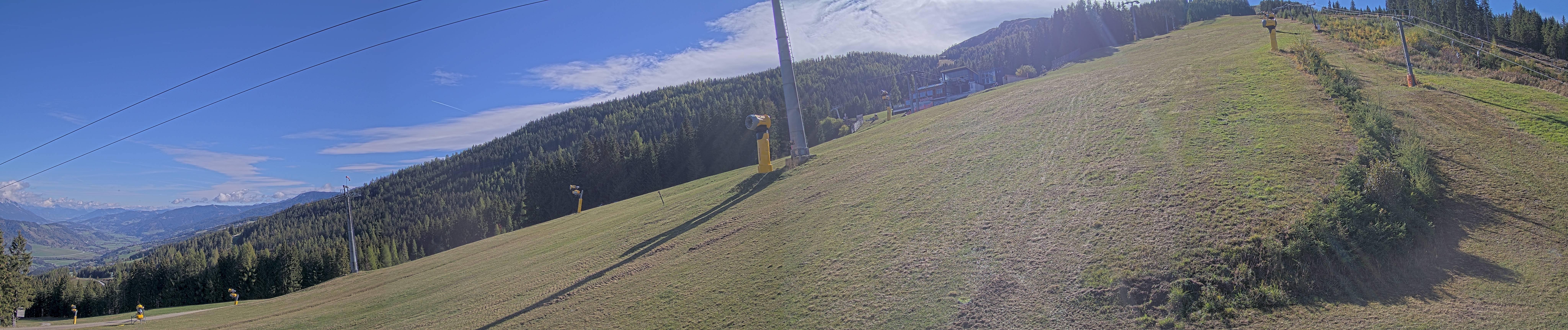 Archiv Foto Webcam Hauser Kaibling: Bergstation der 8er Gondel