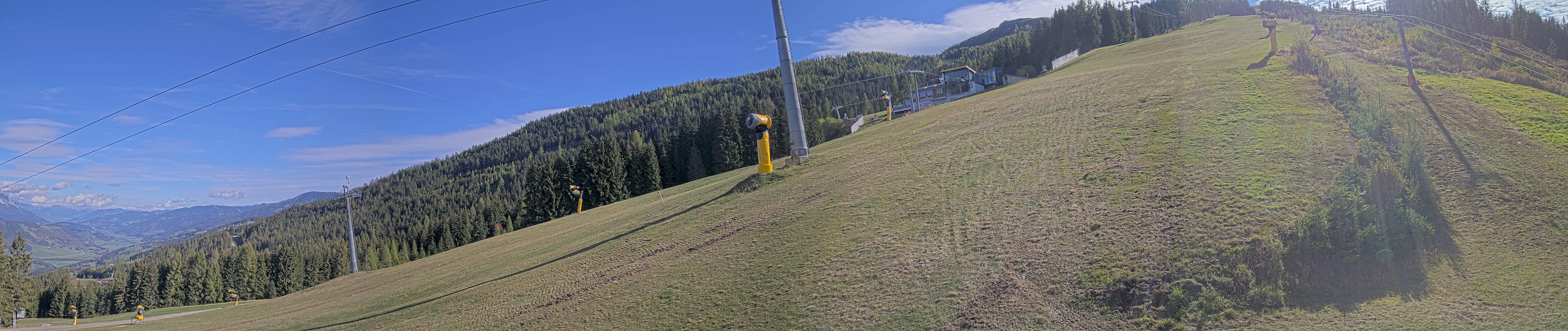 Archiv Foto Webcam Hauser Kaibling: Bergstation der 8er Gondel