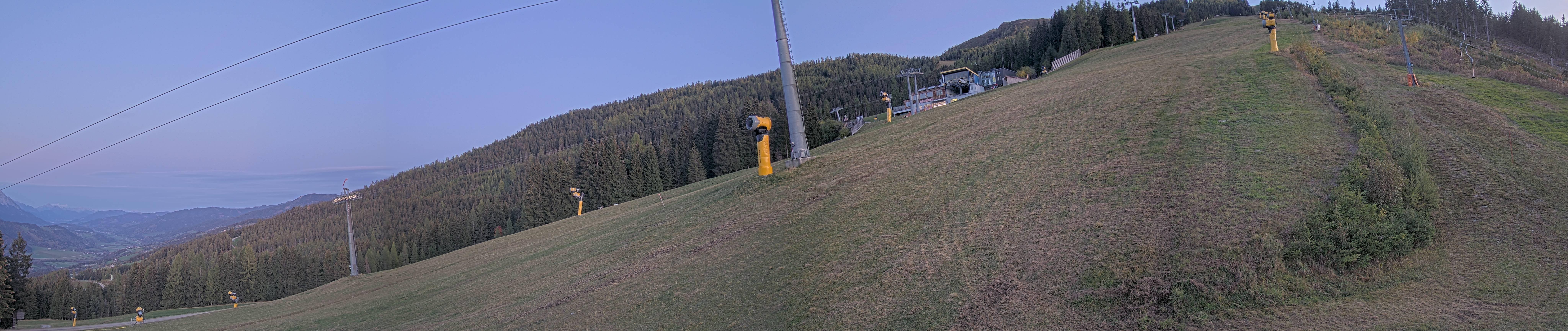 Archiv Foto Webcam Hauser Kaibling: Bergstation der 8er Gondel