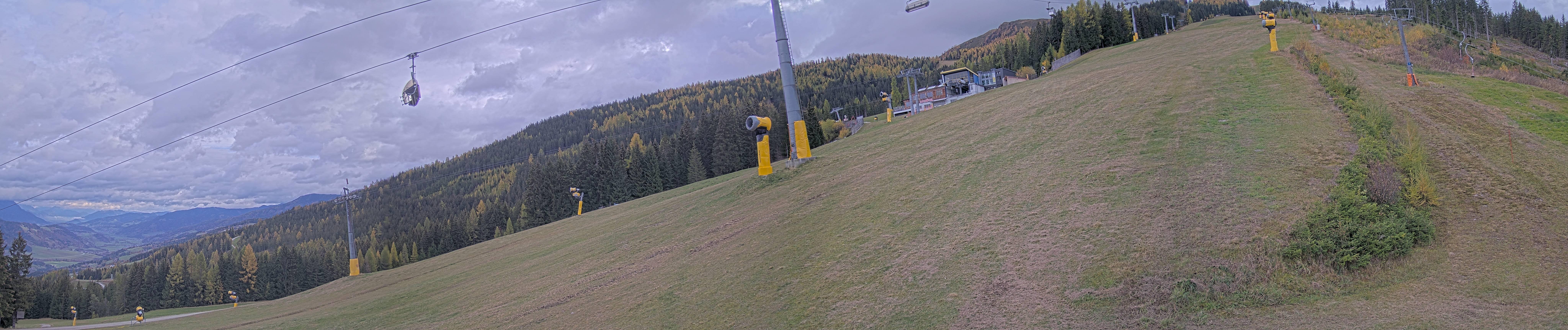 Archiv Foto Webcam Hauser Kaibling: Bergstation der 8er Gondel