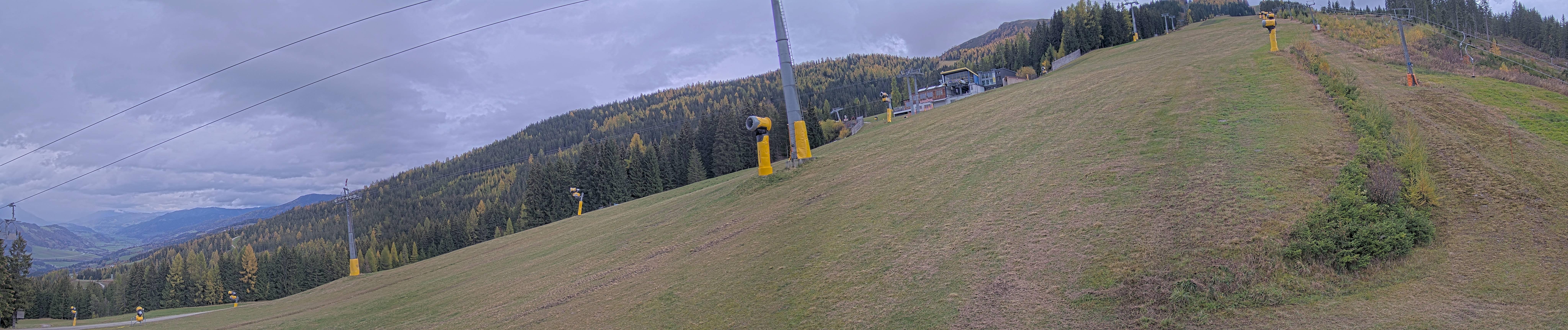 Archiv Foto Webcam Hauser Kaibling: Bergstation der 8er Gondel