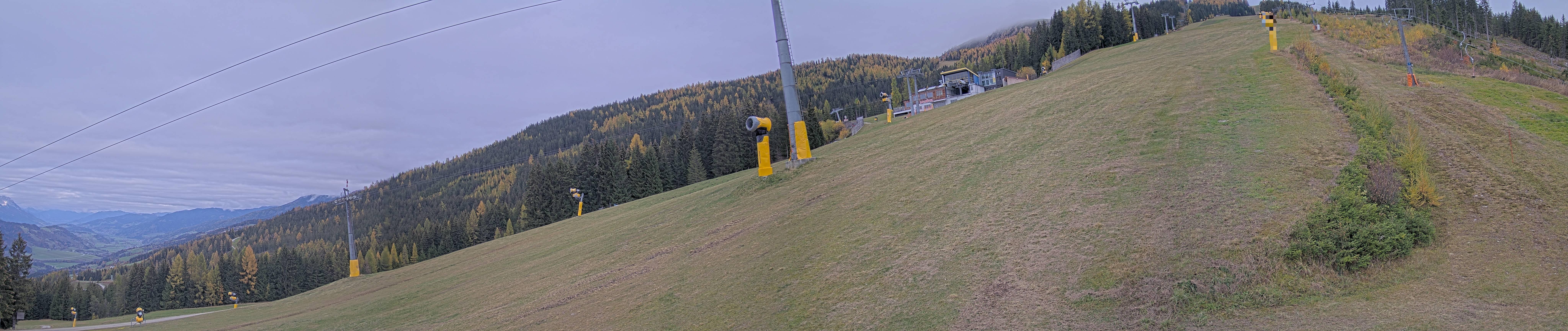 Archiv Foto Webcam Hauser Kaibling: Bergstation der 8er Gondel