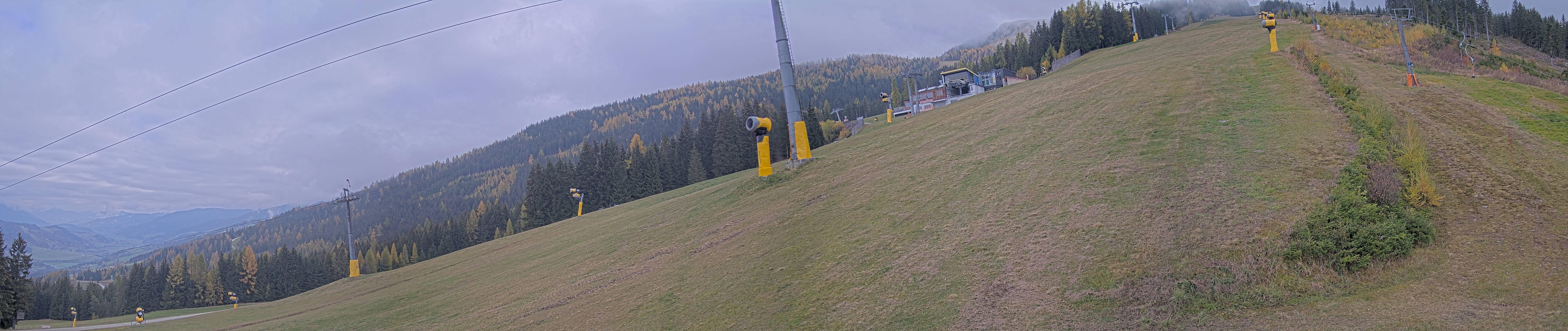 Archiv Foto Webcam Hauser Kaibling: Bergstation der 8er Gondel