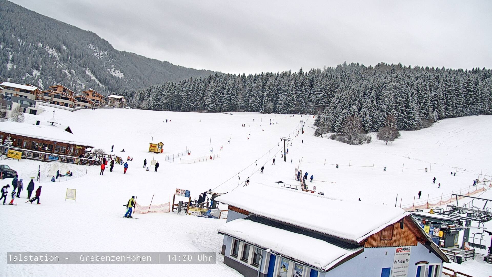 Archiv Foto Webcam Ski Grebenzen Sonnenterrasse