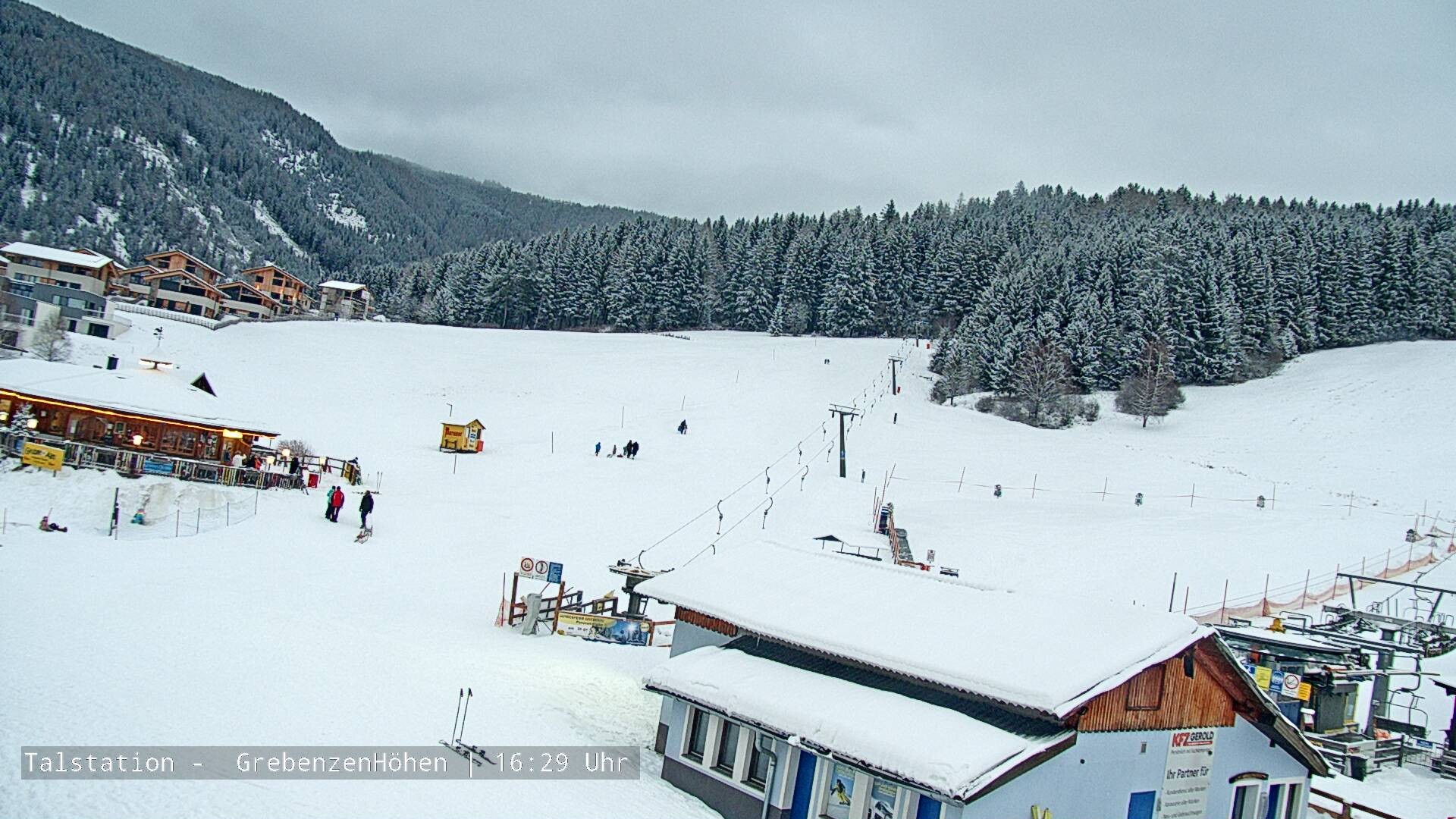 Archiv Foto Webcam Ski Grebenzen Sonnenterrasse