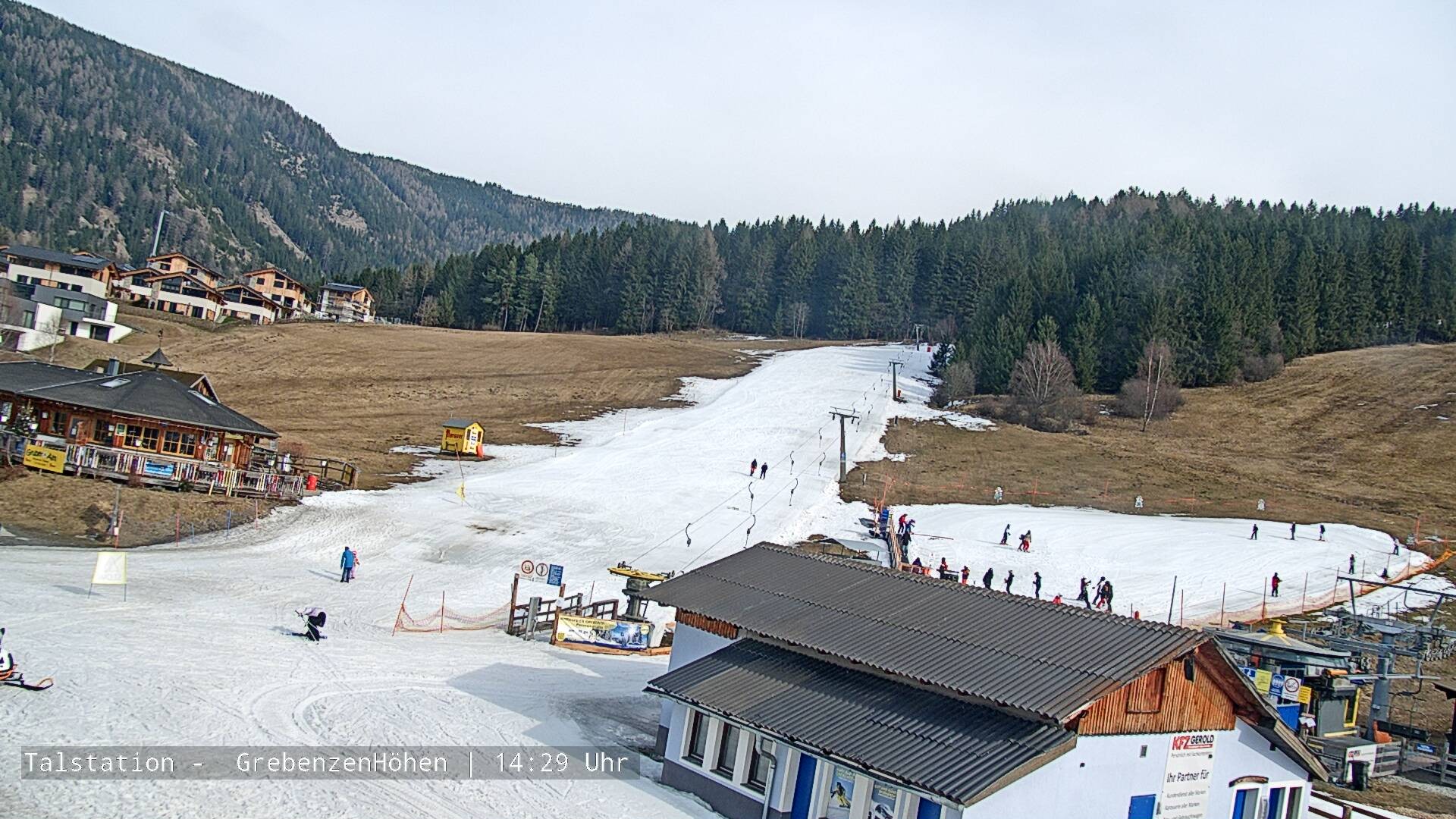 Archiv Foto Webcam Ski Grebenzen Sonnenterrasse