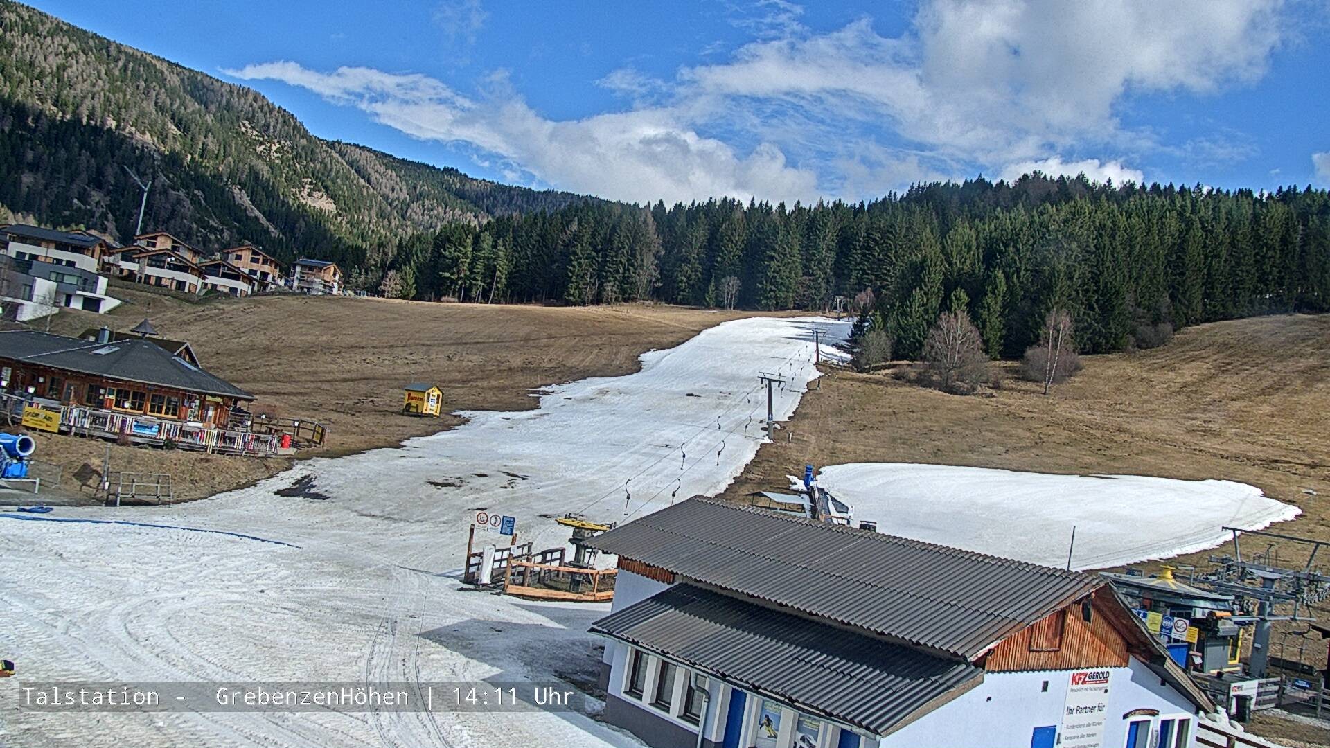 Archiv Foto Webcam Ski Grebenzen Sonnenterrasse