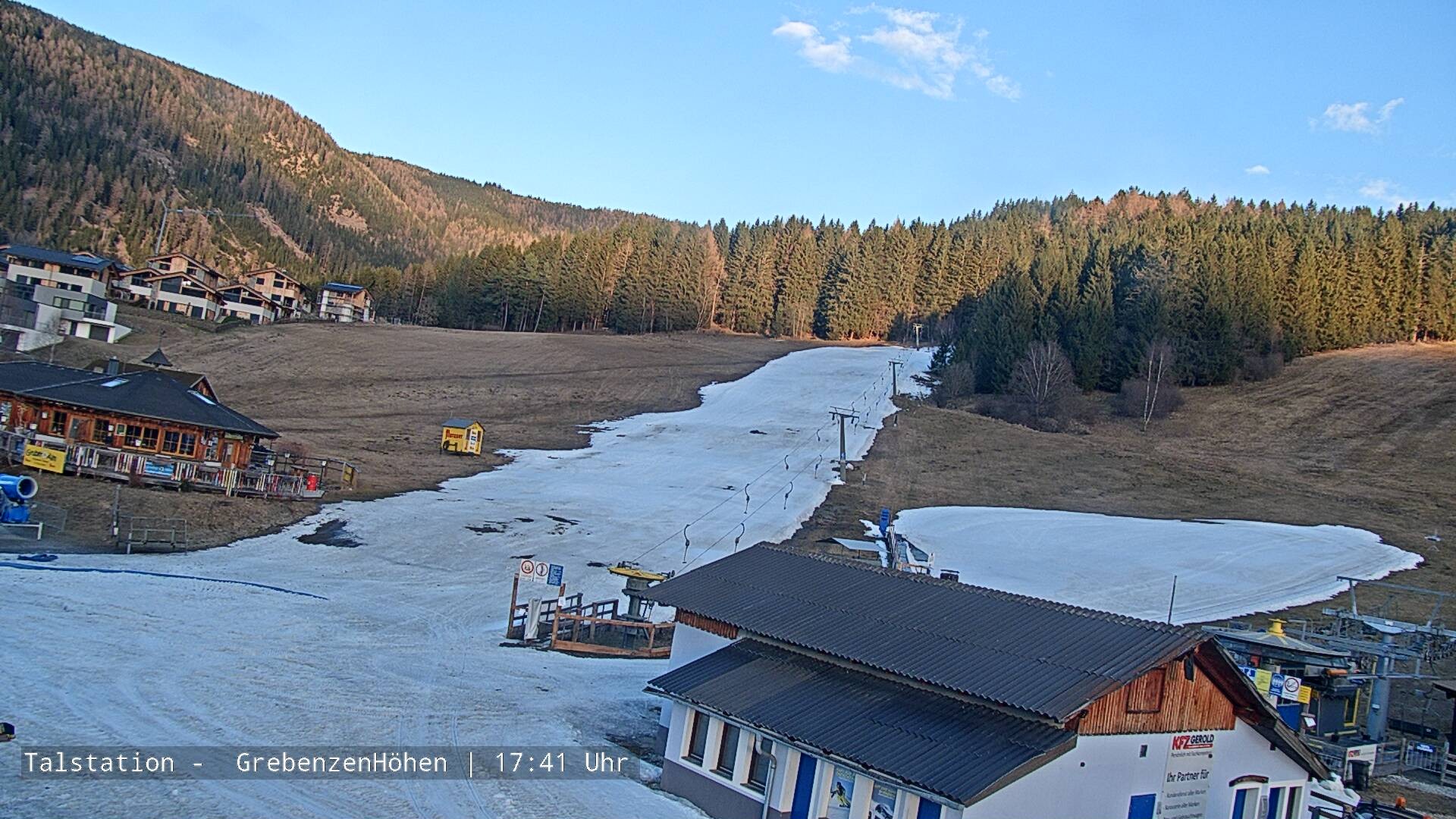 Archiv Foto Webcam Ski Grebenzen Sonnenterrasse