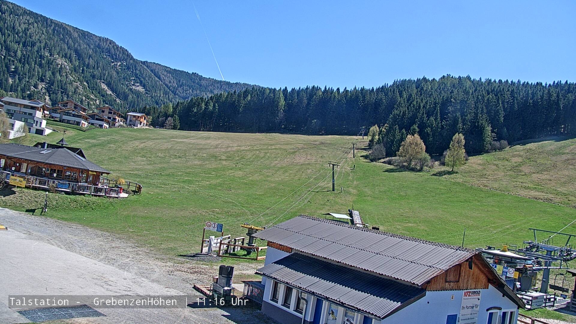 Archived image Webcam Grebenzen base station ski resort