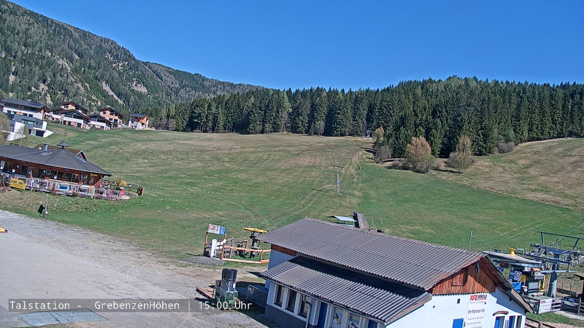 Archived image Webcam Grebenzen base station ski resort