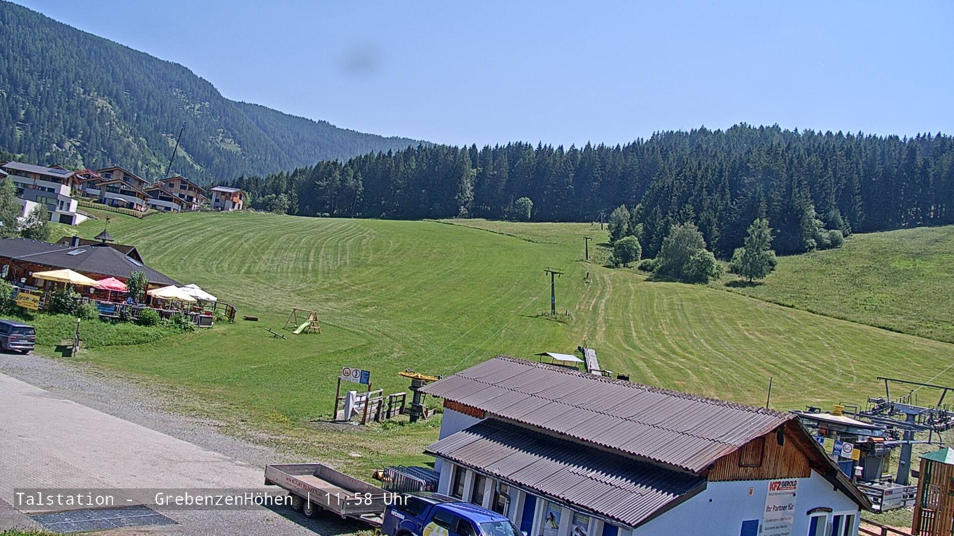 Archiv Foto Webcam Ski Grebenzen Sonnenterrasse