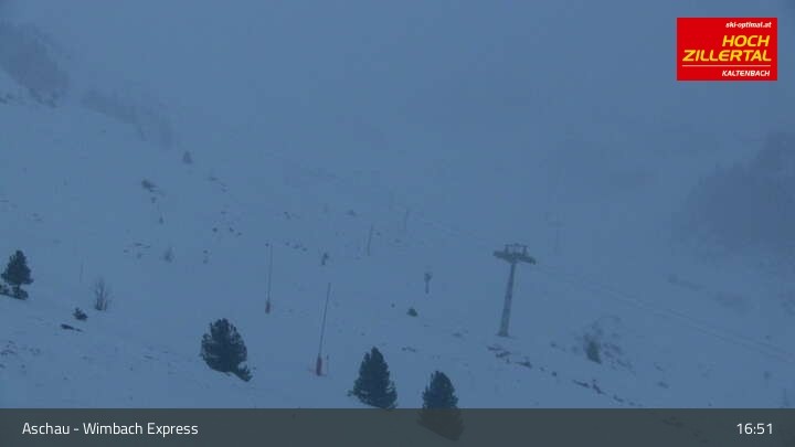 Archiv Foto Webcam Wimbachexpress Hochzillertal