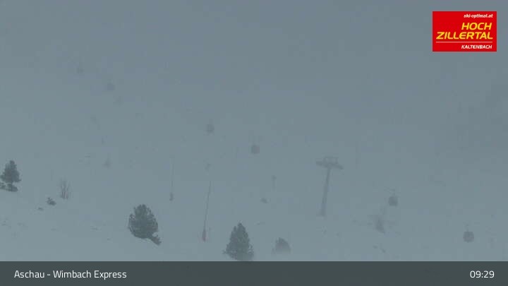 Archiv Foto Webcam Wimbachexpress Hochzillertal