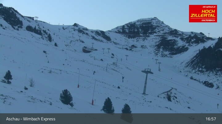 Archiv Foto Webcam Wimbachexpress Hochzillertal
