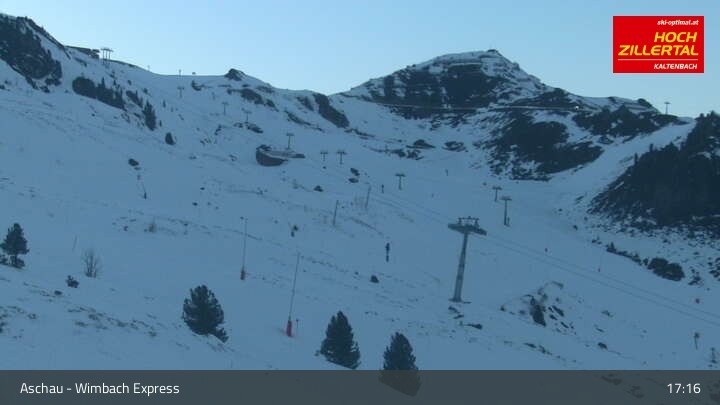 Archiv Foto Webcam Wimbachexpress Hochzillertal