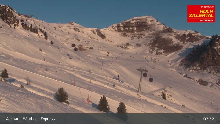 Archiv Foto Webcam Wimbachexpress Hochzillertal