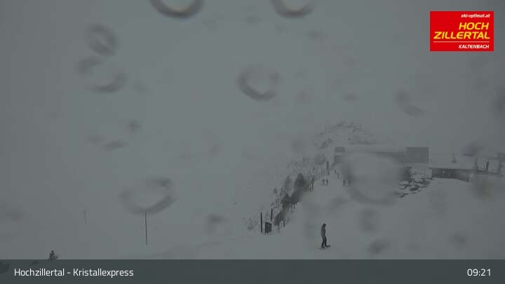 Archiv Foto Webcam Wimbachexpress Bergstation - Hochzillertal