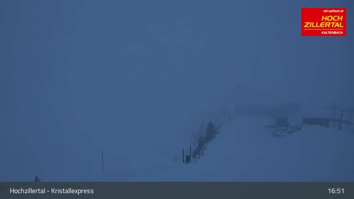Archived image Webcam Wimbachexpress Top Station - Hochzillertal