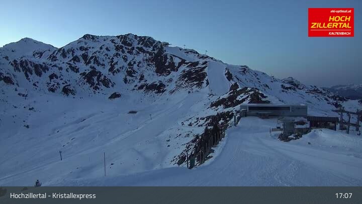 Archiv Foto Webcam Wimbachexpress Bergstation - Hochzillertal