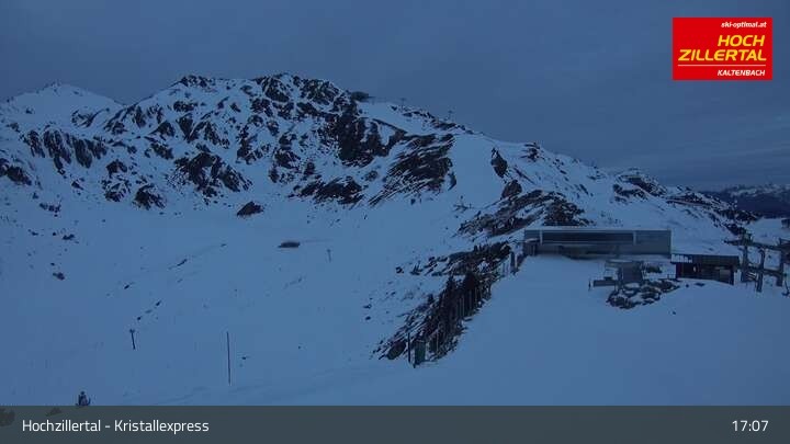 Archiv Foto Webcam Wimbachexpress Bergstation - Hochzillertal