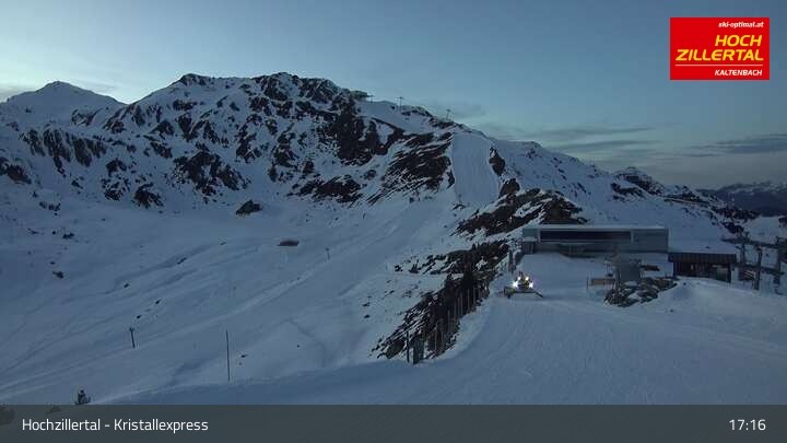 Archiv Foto Webcam Wimbachexpress Bergstation - Hochzillertal