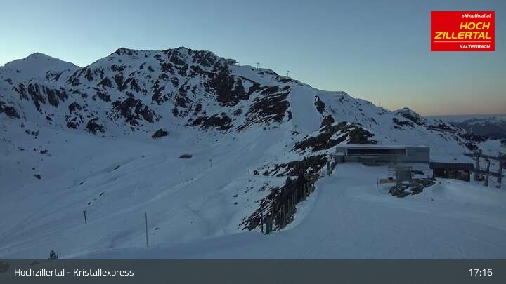 Archiv Foto Webcam Wimbachexpress Bergstation - Hochzillertal