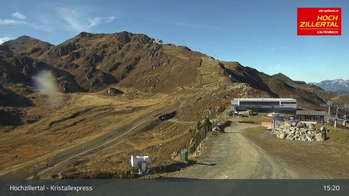 Archiv Foto Webcam Wimbachexpress Bergstation - Hochzillertal