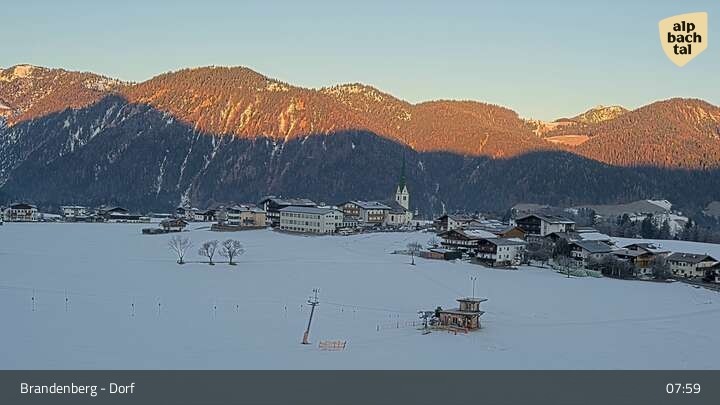 Archiv Foto Webcam Brandenberg in Tirol