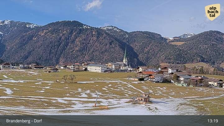 Archived image Webcam Brandenberg in Tyrol