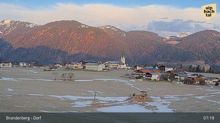 Archived image Webcam Brandenberg in Tyrol