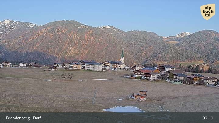 Archived image Webcam Brandenberg in Tyrol