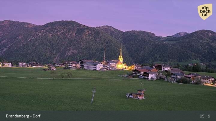 Archiv Foto Webcam Brandenberg in Tirol