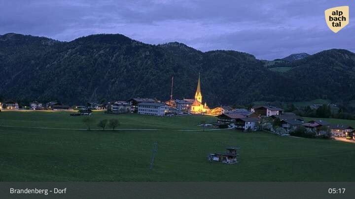 Archived image Webcam Brandenberg in Tyrol