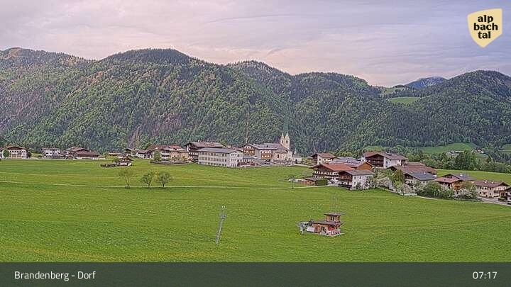 Archived image Webcam Brandenberg in Tyrol
