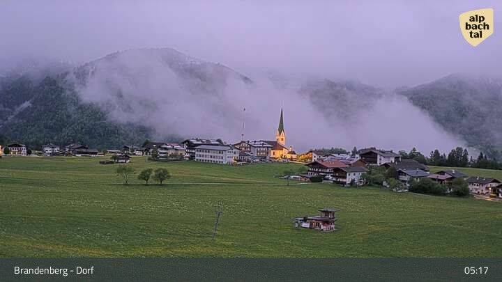 Archived image Webcam Brandenberg in Tyrol