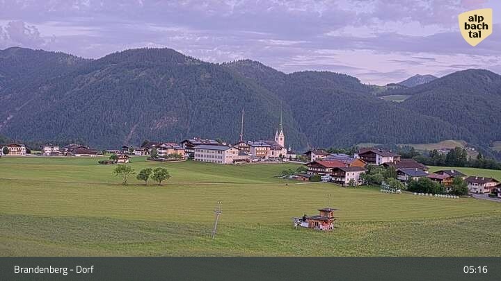 Archived image Webcam Brandenberg in Tyrol
