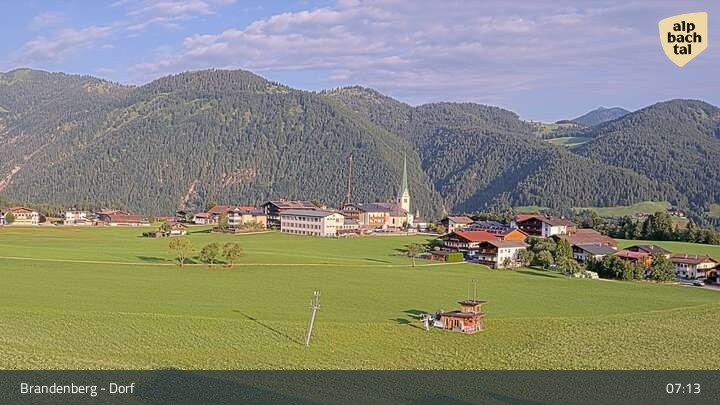Archived image Webcam Brandenberg in Tyrol