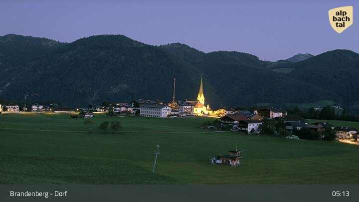 Archiv Foto Webcam Brandenberg in Tirol