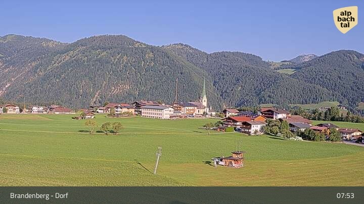 Archiv Foto Webcam Brandenberg in Tirol