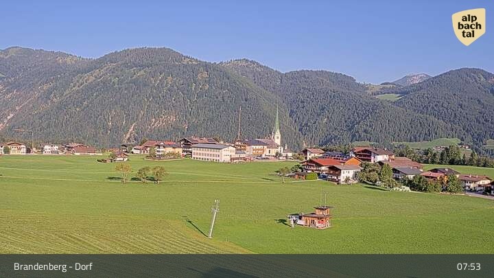 Archiv Foto Webcam Brandenberg in Tirol