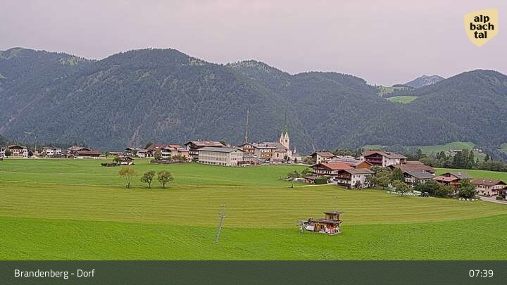 Archived image Webcam Brandenberg in Tyrol