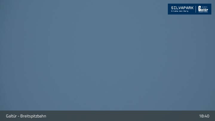 Archived image Webcam Breitspitzbahn Galtür - Silvapark
