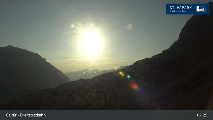 Archiv Foto Webcam Breitspitzbahn Galtür