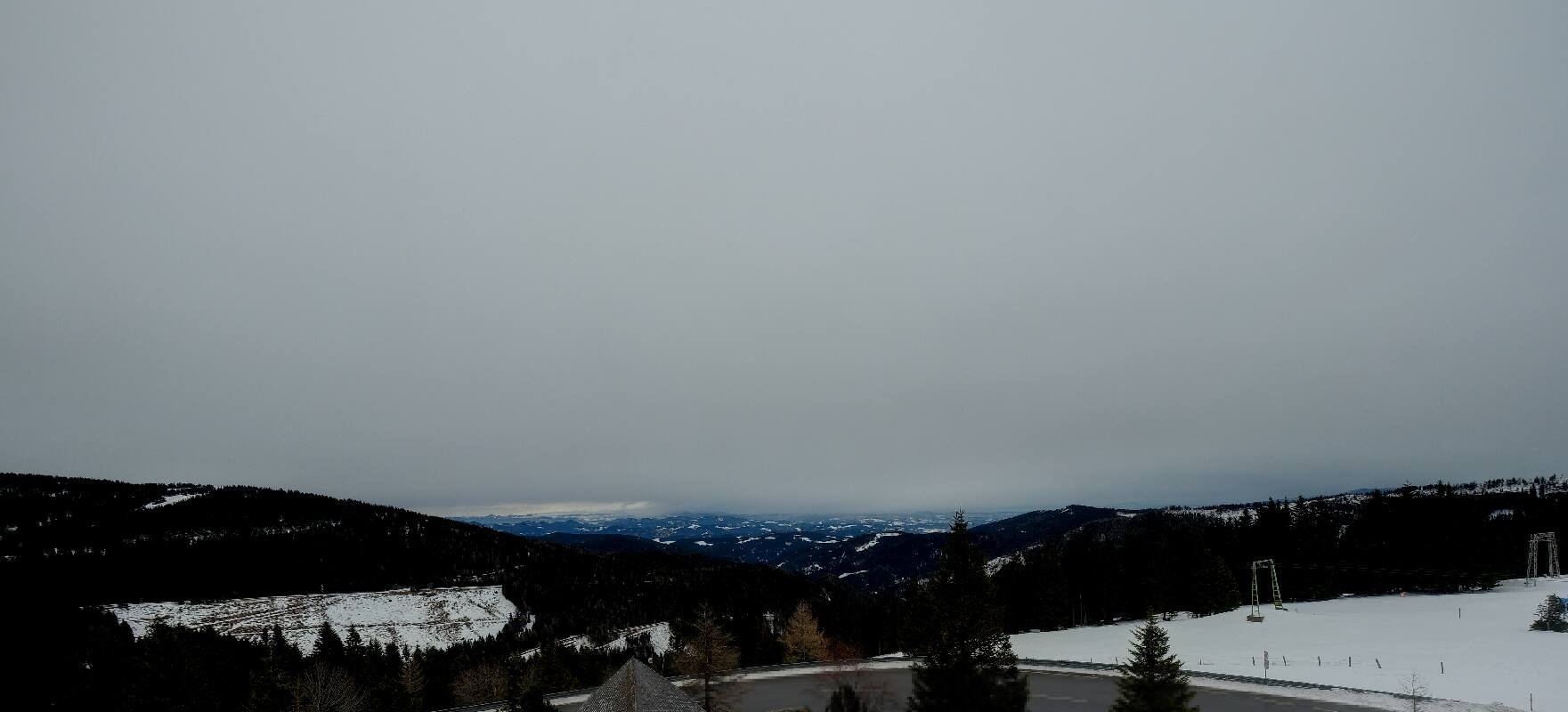 Archiv Foto Webcam Passhöhe Gaberl